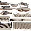 Traditional Chinese Architectural Roof Components And Tiles