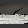 Detailed Wood And Stone Miniature Architectural Model With Arched Doorway And Textured Walls