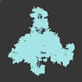 Tall Lush Green Tree With Dense Foliage And Human Silhouette For Height