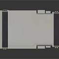 White Flatbed Electronic Scanner Appliance With Modern Black Side Panels