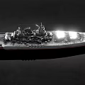 Battleship Yamatta Battleship Warship Dreadnought Class Destroyer Cruise Ship Frigate Ship Carrier Low Face Number Low Model Simple Model Movie Class Realistic 3d model