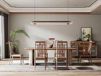 New Chinese Restaurant 3d model