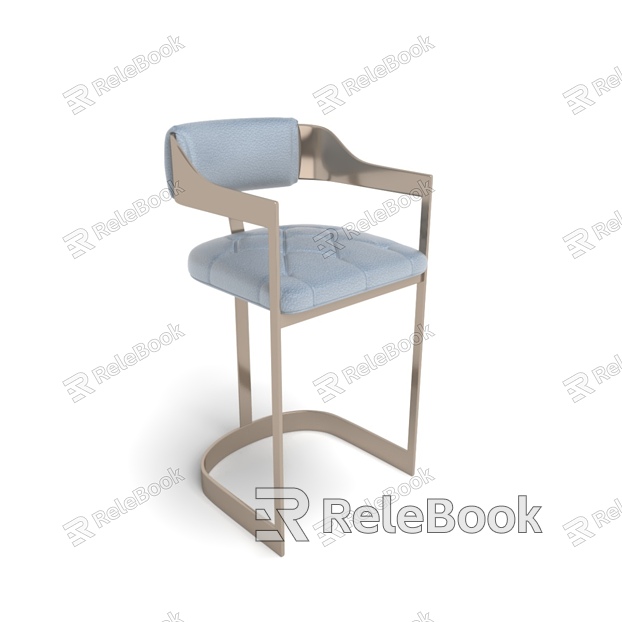 Light Luxury Bar Chair High Stool Bar Stool model