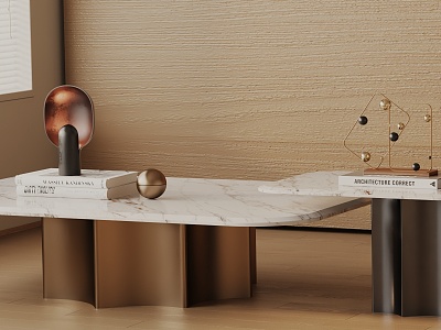 Modern coffee table model