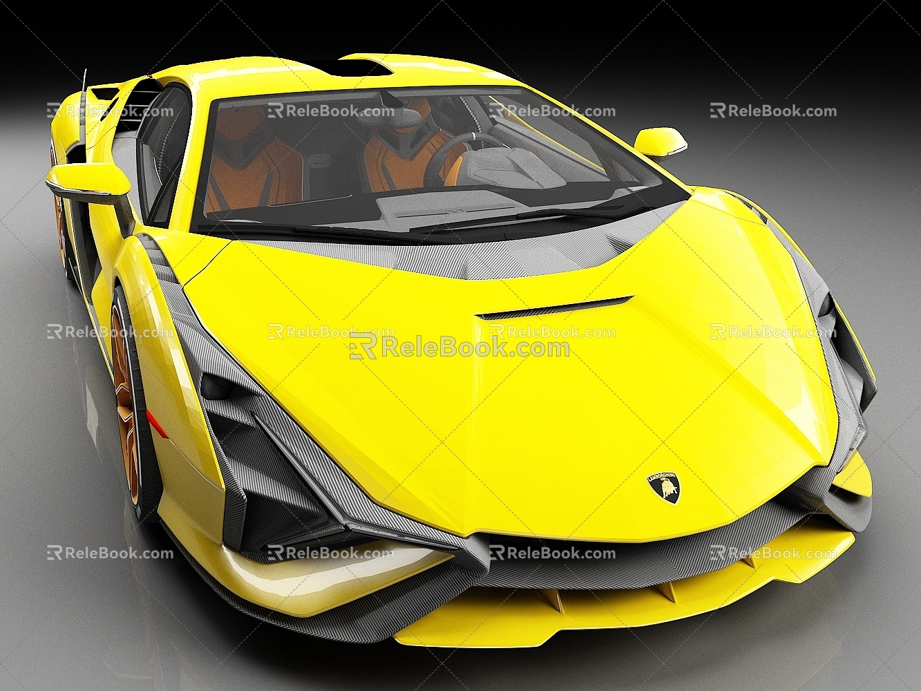 Lamborghini Sian FKP37 Car Luxury Car Racing sports car 3d model