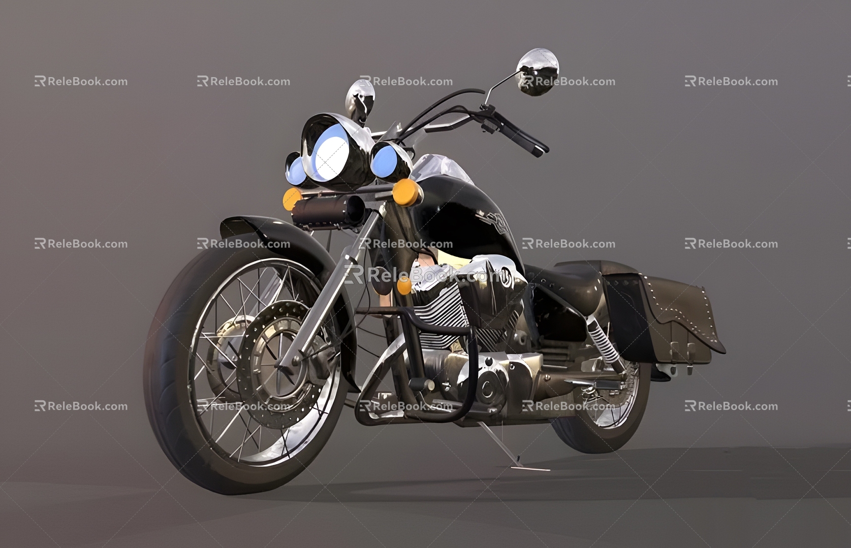 Realistic Lifan Motorcycle Modern Realistic Retro Car Motor Vehicle Lifan Motorcycle Motorcycle Vehicle Old Car 3d model