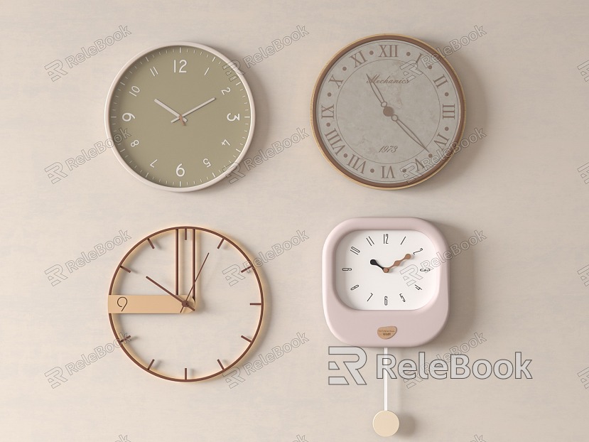 modern wall clock model