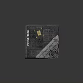 Airtrans Sturdy Cube Shaped Metallic Shipping Container With Durable Design Features