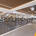 Modern Indoor Swimming Pool With Clear Water And Facilities