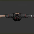 Stylish 3D Male Character In Gray Jacket Maroon Vest With Yellow Tool Belt Arms Outstretched