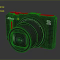 DSLR Camera Card Machine Digital Camera Digital Camera Photographic Equipment 3d model