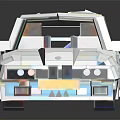 White Electric Toy Racing Car With Streamlined Design Sleek Surface And Reflection Details