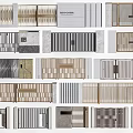 Diverse Modern Building Facade Designs With Wooden Metal Stone Panels And Striped Grids