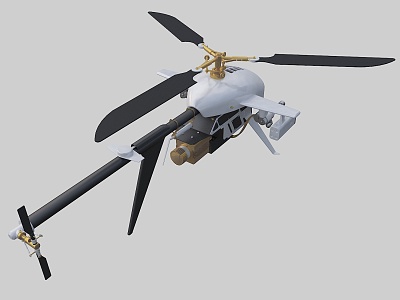 Predator Helicopter 3d model