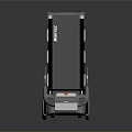 Electric Treadmill With Display Screen Handrails And Black Gray Frame For Home Use