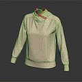 Beige Oversized Hoodie With High Neck Long Sleeve And Minimalist Design For Casual Wear