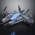 Electric Toy Fighter Jet Model With Building Blocks Detailed Design And Light Effects