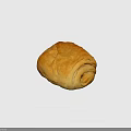 Delicious Homemade Freshly Baked Buttery Flaky Pastry Bun With Golden Brown Layers