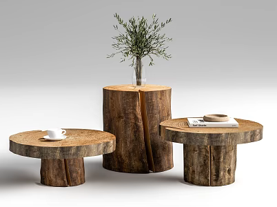 Log corner 3d model