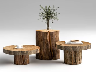 Log corner 3d model