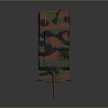Military Armored Wheeled Tank With Camouflage Paint Turret Weapon And Antennas