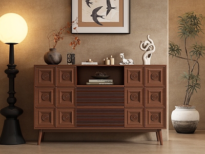 Middle Style Sideboard 3d model