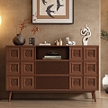 Middle Style Sideboard 3d model