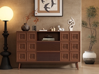 Middle Style Sideboard 3d model