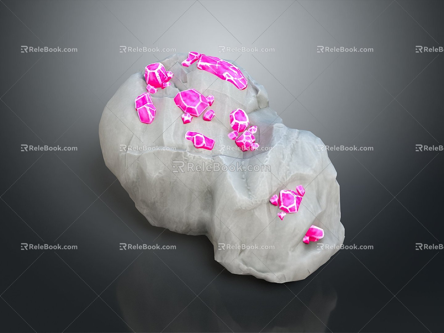 Crystal Crystal Ore Crystal Mineral Gem Ore Crystal Crystal Crystal Mineral Crystal Blue Crystal 3d model