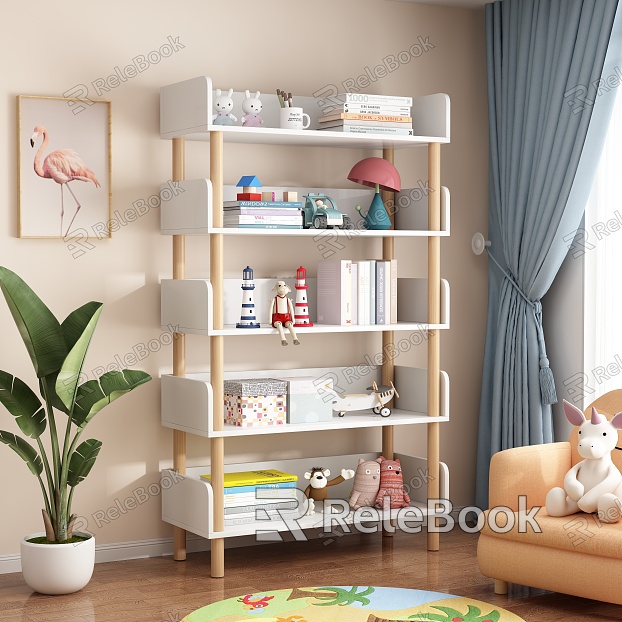 Modern Simple Storage Rack model