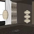 Quiet Floor Lamp 3d model