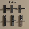 Poliform Stylish Modern Door Handles And Digital Locks Design Collection