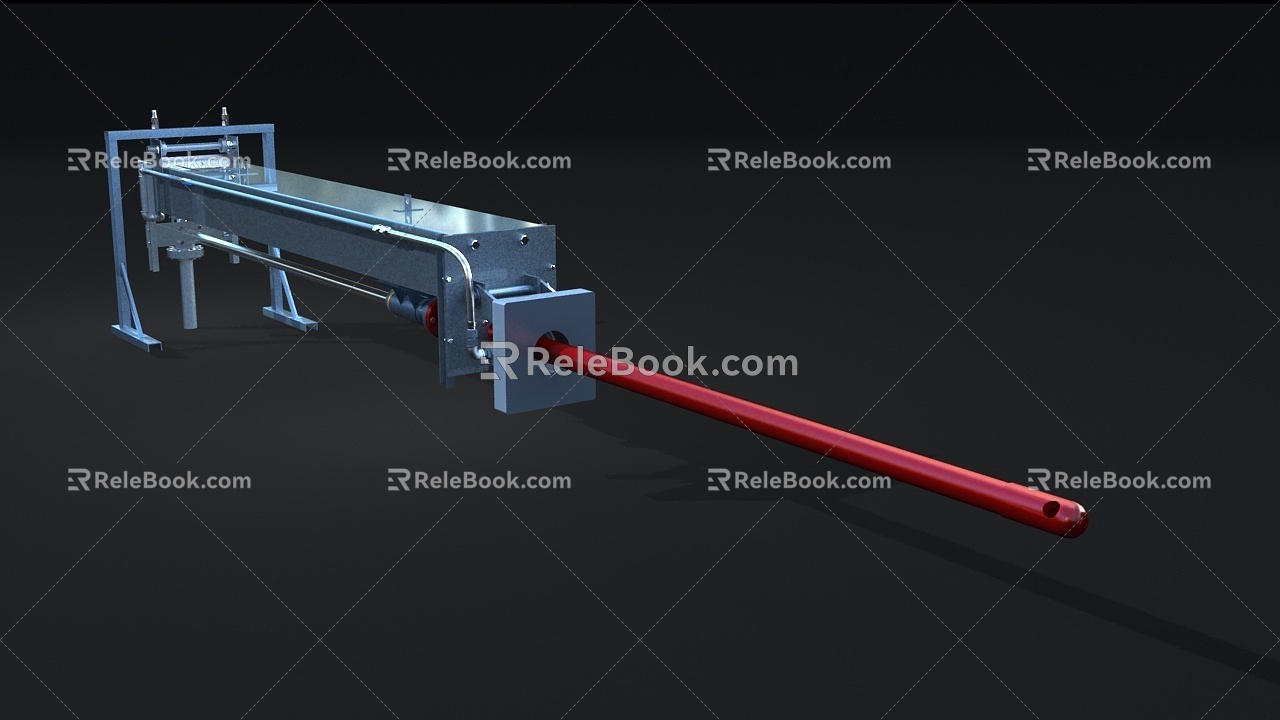 Boiler soot blower 3d model