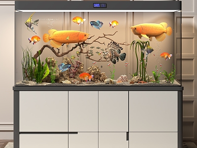 Modern Fish Tank Fish Tank Landscape model