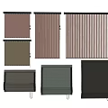 Modern Curtains 3d model