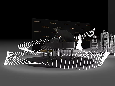 Piano 3d model Piano 3d model