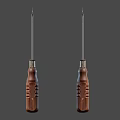 Durable Hardware Tools Screwdrivers With Wooden Handles Metal Shafts And Non Slip Design