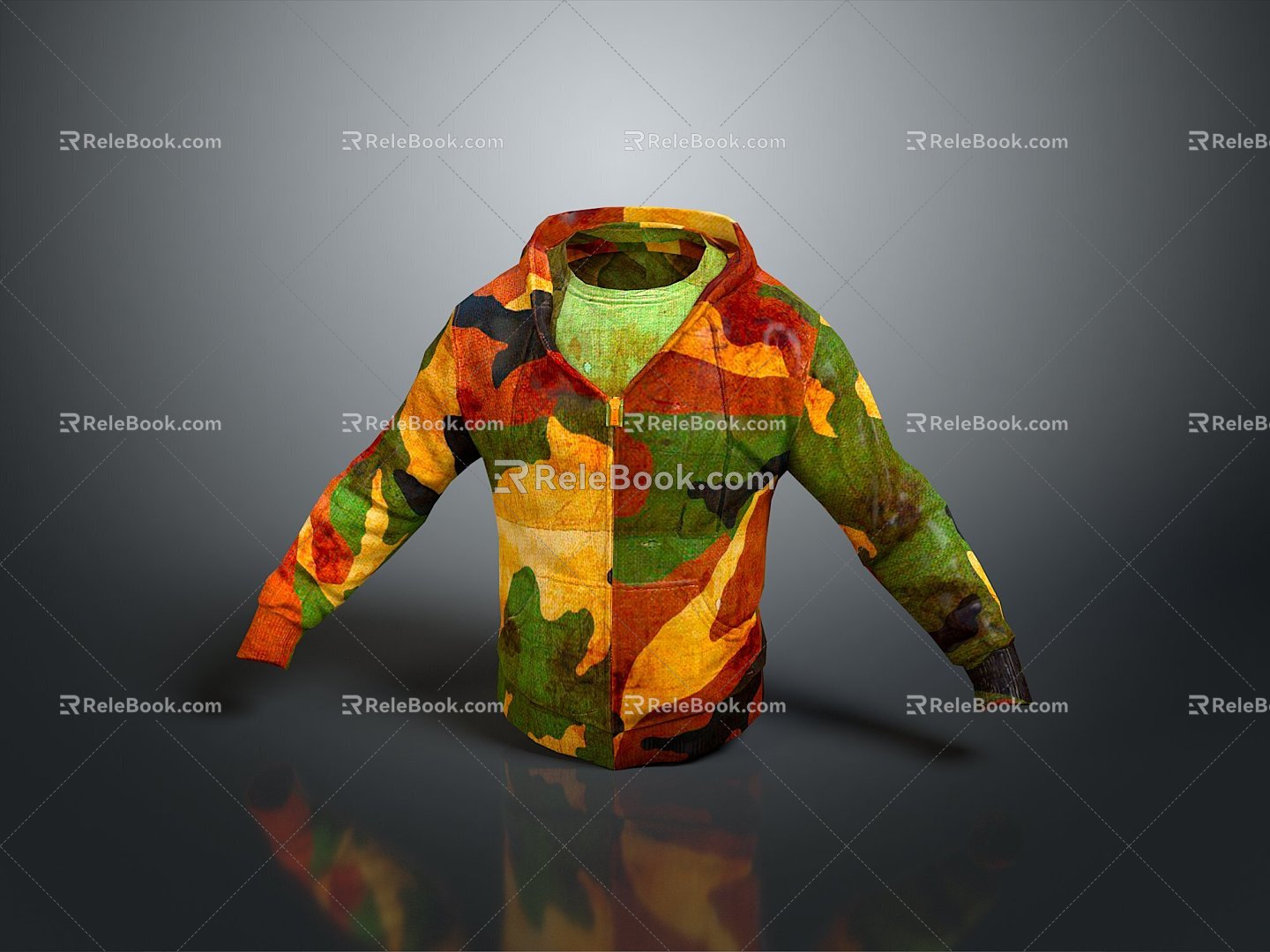 Sweater Casual Wear Hoodie Spring and Autumn Clothing Hoodie Rustic Clothing Cold-proof Clothing Sweatshirt Casual Shirt 3d model