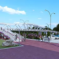 Modern Overpass Overpass 3d model