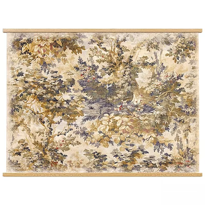 Italian Wall Ornament Pottery Barn Greenwood Tapestry 3d model