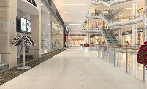 Modern Mall 3d model