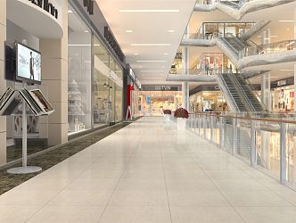 Modern Mall 3d model