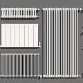 Modern radiator radiator combination 3d model