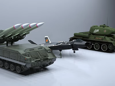 Modern Tanks 3d model