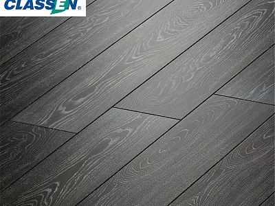 CLASSEN Dark Wooden Flooring With Natural Wood Grain And Smooth Texture 3d model