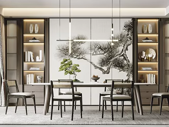 New Chinese Restaurant 3d model