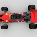 Formula One Racing Lotus 49c Game Racing 3d model