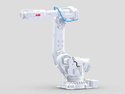 Advanced ABB Industrial Robot With Mechanical Arm For Precision Automation Processes 3d model