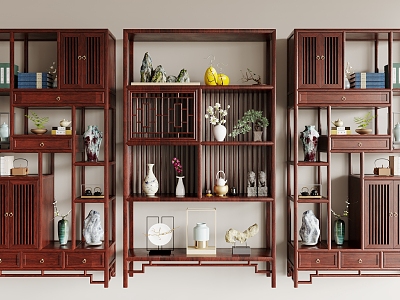 New Chinese Antique Rack model