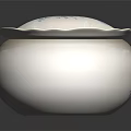 Elegant White Porcelain Jar With Blue Floral Patterns And Lid Design